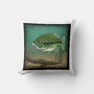 Bass Throw Pillow