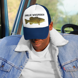 Bass Whisperer Funny Fishing Fisherman Angler Trucker Hat