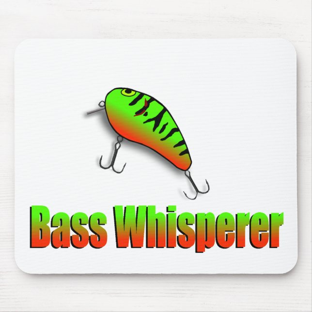 Bass Whisperer Mouse Pad (Front)