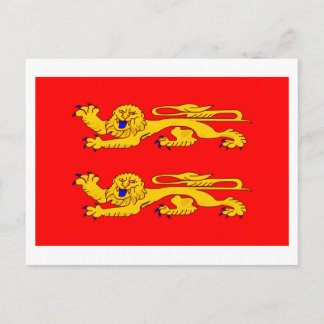 Basse-Normandie flag Postcard
