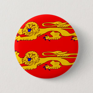 Basse Normandie, France flag 6 Cm Round Badge