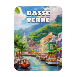 Basse-Terre, setting of waves Magnet