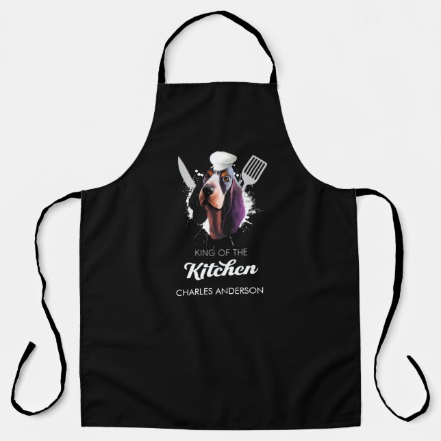 Basset Bleu de Gascogne King of the Kitchen Dog Apron (Front)