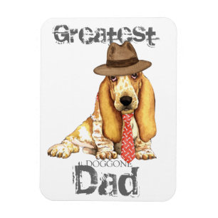 Basset Dad Magnet