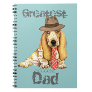 Basset Dad Spiral Notebook