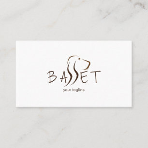 Basset Dog Business Card