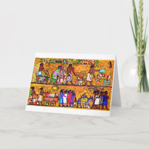 Basset Dynasty Greetings Card