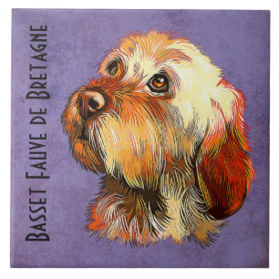 Basset Fauve de Bretagne Ceramic Tile