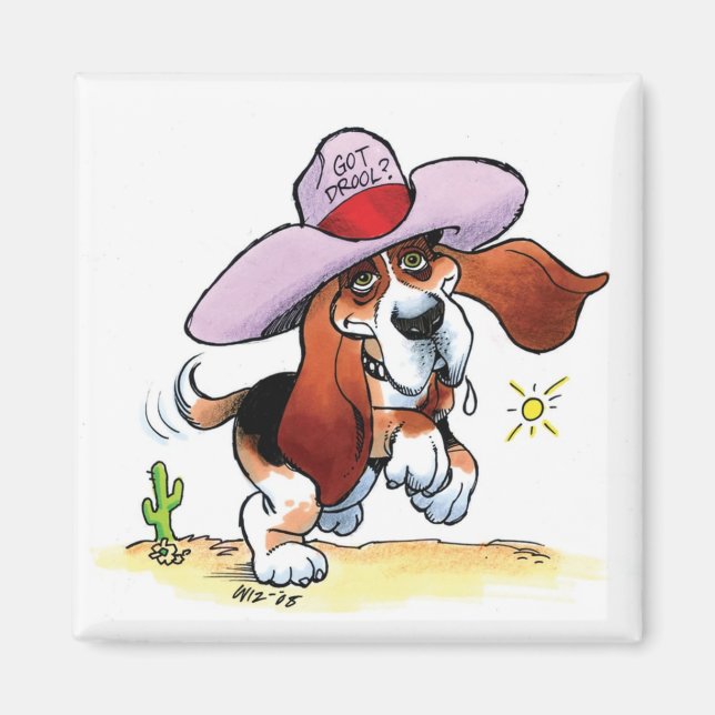 Basset Got Drool? Magnet (Front)