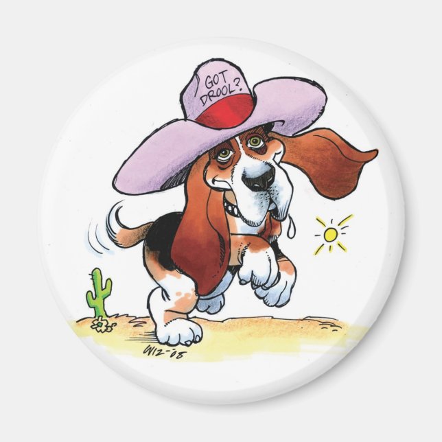 Basset Got Drool? Medium Magnet (Front)