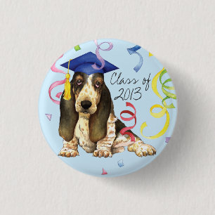 Basset Graduate 3 Cm Round Badge