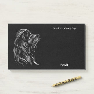Basset Griffon Vendeen Abstract Art Dog Name Post-it Notes