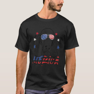 Basset Hound 4th Of July American US Flag Merica D T-Shirt