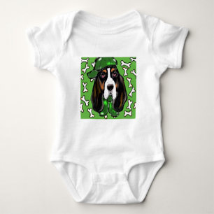 Basset Hound Baby Bodysuit