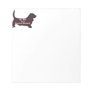 Basset Hound BFF Notepad