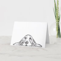 basset hound black white simple puppy dog eyes 