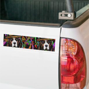 BASSET HOUND BUMPER STICKER