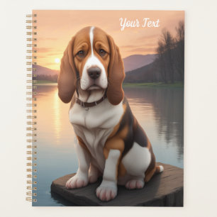 Basset Hound by Lake Planner