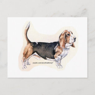 Basset Hound Card