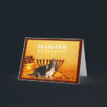 Basset Hound Chanukah Card Menorah<br><div class="desc">Remembering family and friends during the Chanukah season is a wonderful way to keep in touch with the people you love and care about. I created these dog Chanukah cards with love and care and I am sure anyone who loves dogs will be delighted to receive them. You do have...</div>