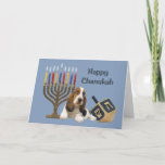 Basset Hound Chanukah Card Menorah Dreidel<br><div class="desc">Remembering family and friends during the Chanukah season is a wonderful way to keep in touch with the people you love and care about. I these these chanukah cards with love care and I am created dog loves dogs will be delighted to receive them. You from the key the option...</div>