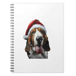 Basset Hound Christmas Notebook