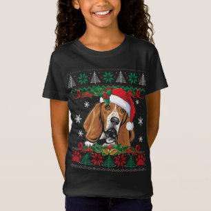 Basset Hound Christmas Santa Ugly Sweater Dog Love