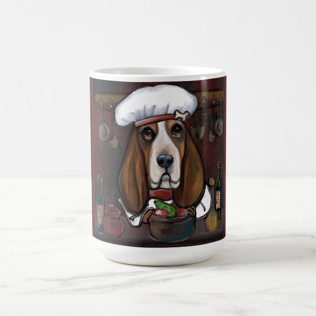BASSET HOUND COFFEE MUG (Center)
