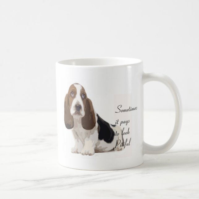 Basset Hound Coffee Mug (Right)