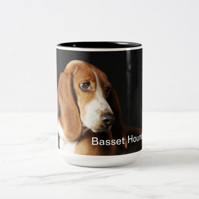 Basset hound coffee mug (Center)