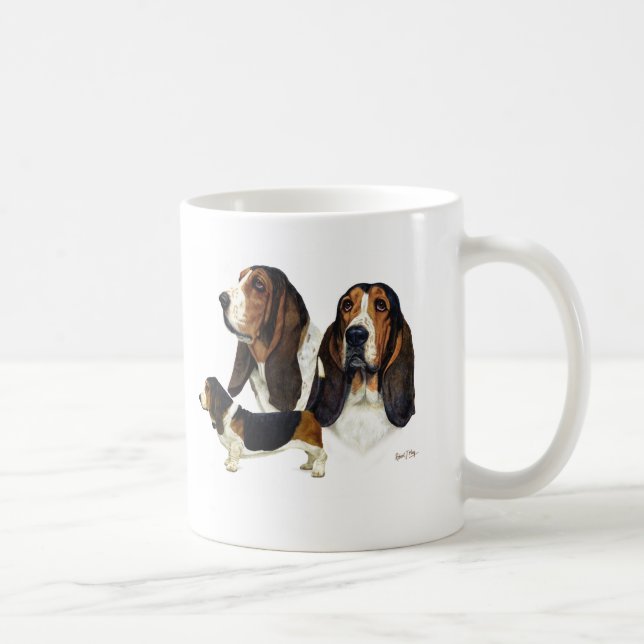 Basset Hound Coffee Mug (Right)