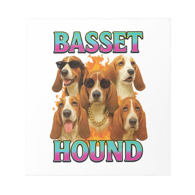 Basset Hound Copy Notepad (Front)
