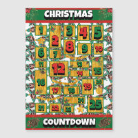 Basset Hound Countdown Christmas Advent Calendar