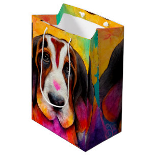 Basset hound cute dog   gift bag