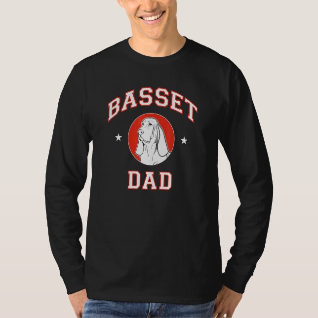 Basset Hound Dad 1 T-Shirt (Front)