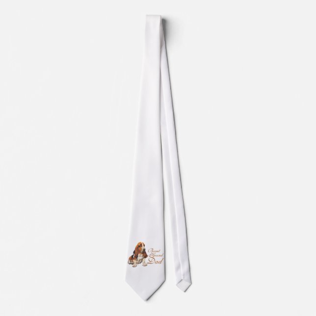 Basset Hound Dad Tie (Front)