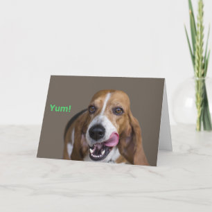 Basset Hound Dog Birthday Card