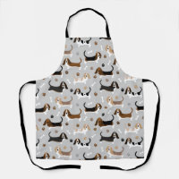 Basset Hound Dog Bones and Paws