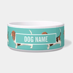Basset Hound Dog Bowl