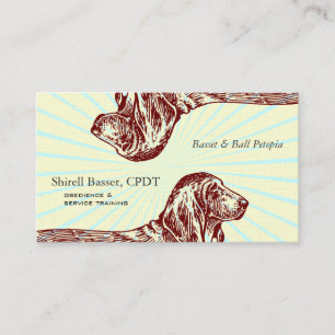 Basset Hound Dog Business Card