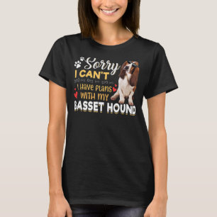 Basset Hound Dog For Dog Mum Dog Dad Dog T-Shirt
