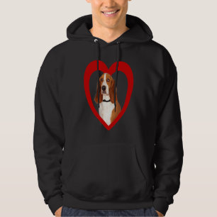 Basset Hound  Dog Heart  Basset Hound Hoodie