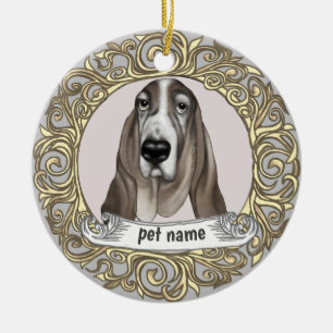 Basset Hound Dog Loving Memory ornament