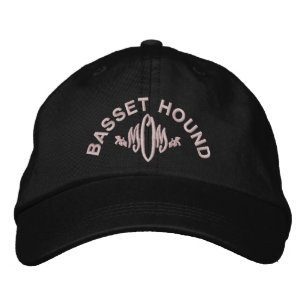 Basset Hound Dog MOM Embroidered Hat