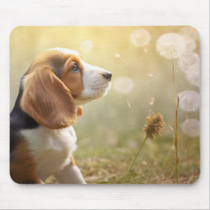 Basset Hound Dog Pet Animal Tranquil Mouse Pad
