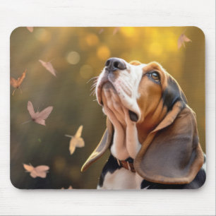 Basset Hound Dog Pet Animal Tranquil  Mouse Pad