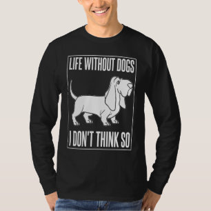 Basset Hound Dog Puppies Owner Lover T-Shirt