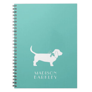 Basset Hound Dog Puppy Notebook