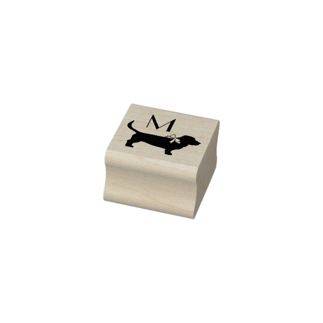 Basset Hound Dog Puppy Rubber Stamp (Stamp)