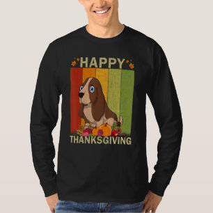 Basset Hound Dog Retro Graphic Family Matching Tha T-Shirt